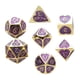 thumbnail image 1 of Juego De Dados Poliédricos De Metal De 7 Piezas D4 D6 D8 D10 D12 D20 Juego De Rol D, 1 of 5