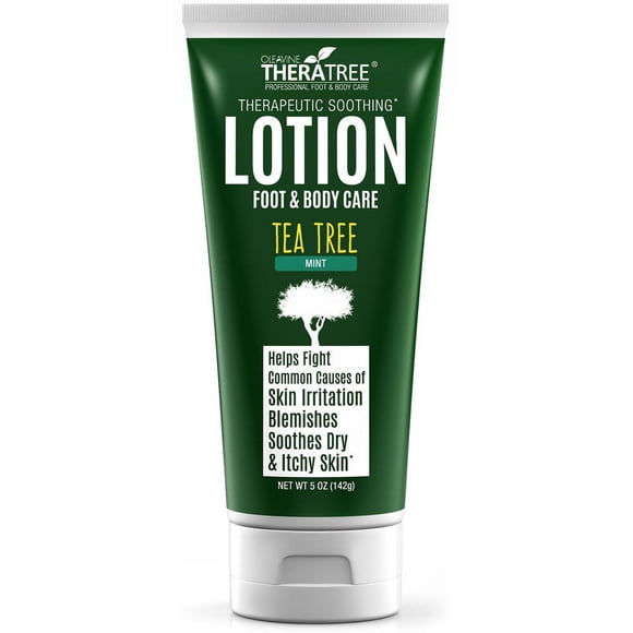 Loción de aceite de árbol de té Oleavine con aceite de neem para pies y cuerpo