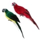 thumbnail image 4 of 2pcs Realista Guacamayo Loro Pluma Artificial Pájaro Animal Juguetes Rojo Y Verde, 4 of 5
