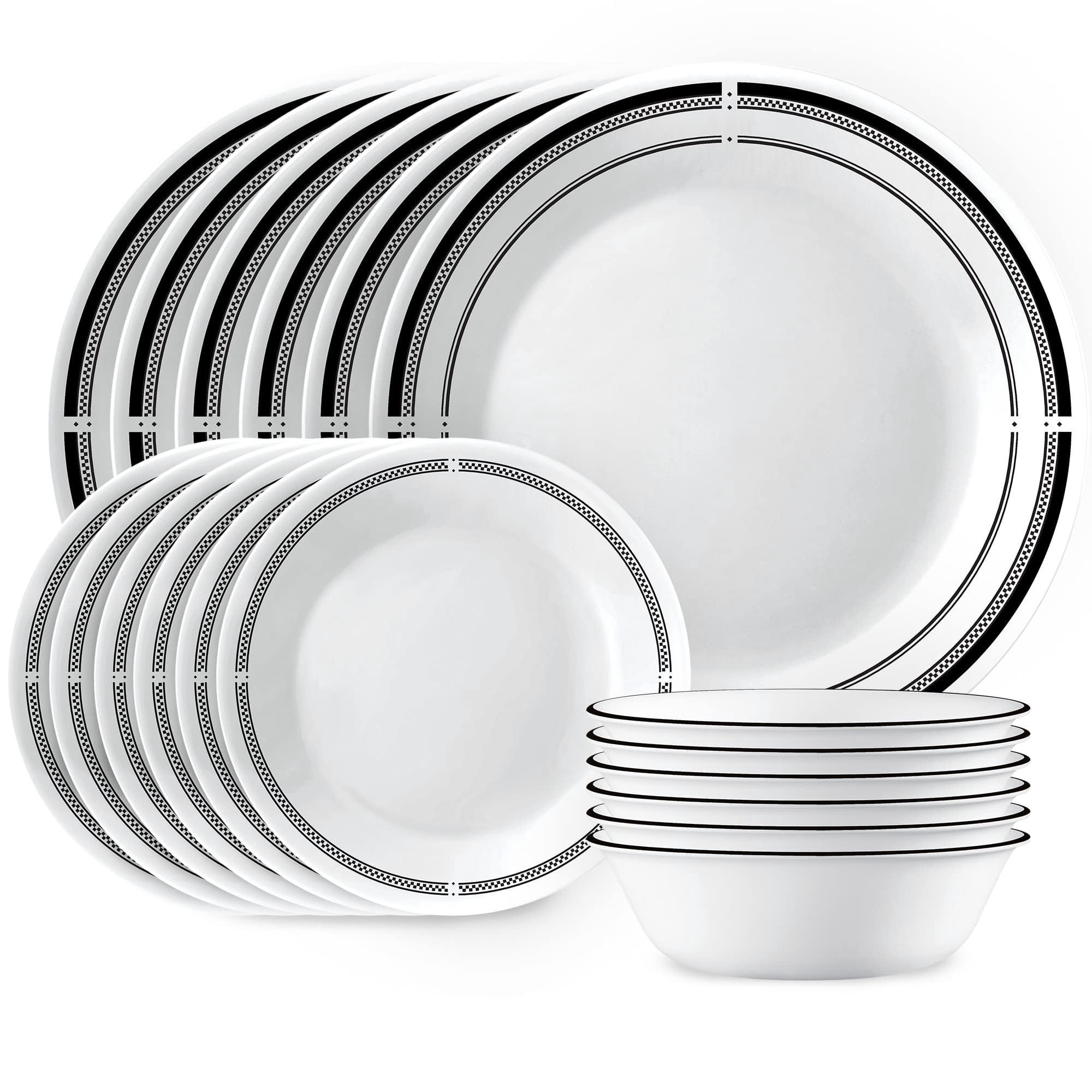 Juego De Vajilla Corelle Brasserie De 18 Piezas Para 6 Personas