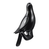 Magideal - Gancho De Resina Para Pájaros, Colgador De Almacenamiento De Ropa, Portátil, Creativo, Fácil De Instalar, Decoración De Pared Decorativa Resistente S Negro