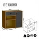thumbnail image 3 of Organizador Multiuso Puerta&cajón Miel Negro Moveli, 3 of 3