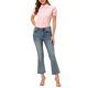 thumbnail image 2 of INSPIRE CHIC Blusas Vintage para Mujer con Cuello Peter Pan y Botones de Algodón Rosa S, 2 of 6
