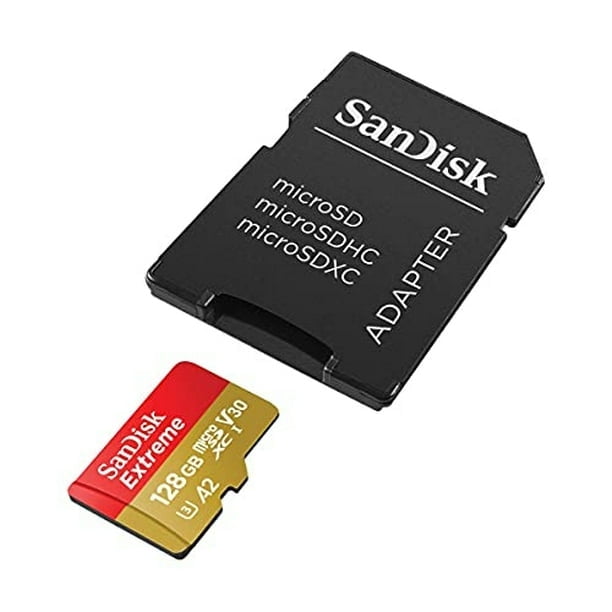 Sandisk Extreme 128 Gb Microsdxc, Sdsqxa1-128g-an6ma