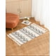 thumbnail image 3 of Juego 2 Alfombras Lino 60x90 Cm Bajada De Cama Moderna 4n02, 3 of 3