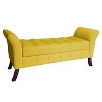 Genérico - Banqueta Baul Regatta Color Amarillo