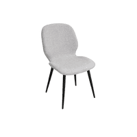 Habita2 Chile - Silla De Comedor Con Tapiz Lino Gabriel - Gris