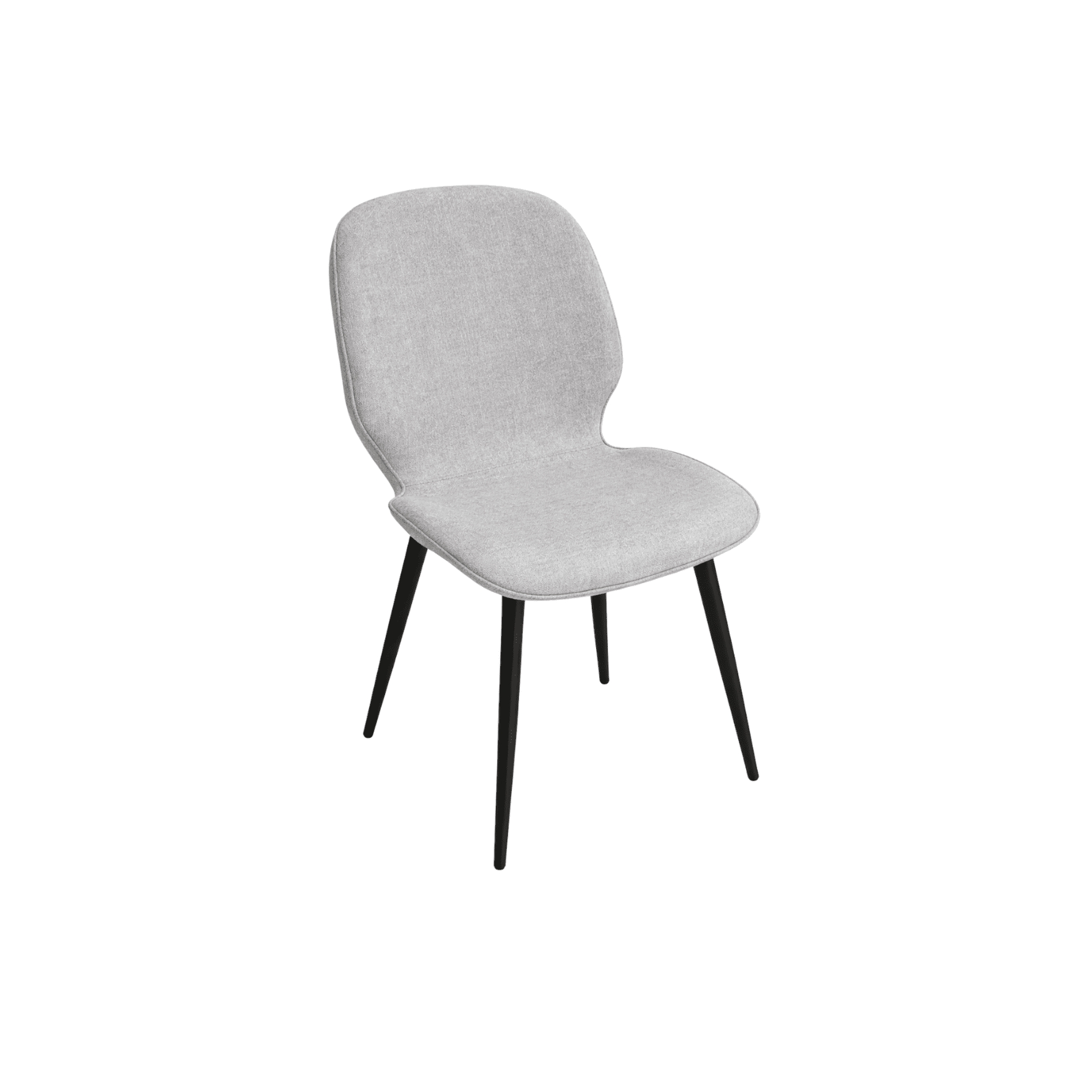 Habita2 Chile - Silla De Comedor Con Tapiz Lino Gabriel Gris