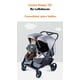 thumbnail image 2 of Coche Doble De Paseo Marco Aluminio Liviano Gris LuBabycas, 2 of 8