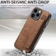 thumbnail image 4 of Funda Protectora con Correa para iPhone 14 Pro Max Resistente a Golpes Marrón, 4 of 6