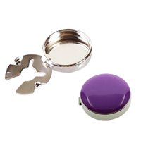 Ioensy - 2 Uds. Gemelos Clásicos Para Hombre, Camisas Ordinarias, Decoración, Cubiertas De Botones Redondos, Púrpura