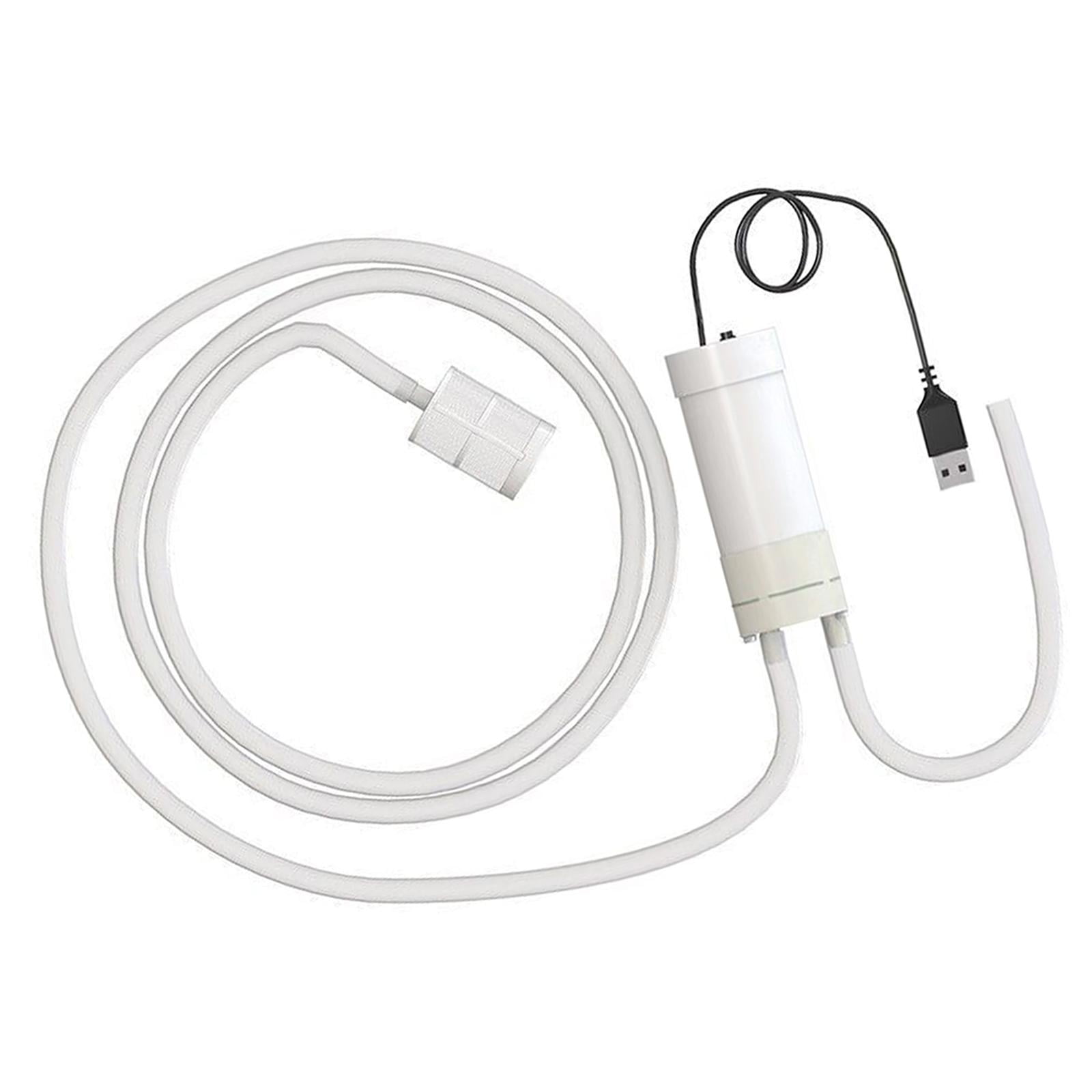 Magideal - Bomba Eléctrica Para Vino Con Motor Potente Tubo De Silicona Dispositivo Portátil Accesorios Versátiles Y Diseño Compacto Adecuada Para Regalos Y Equi Tubo De 1 M