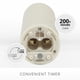 thumbnail image 4 of Vela LED sin llama Luminara Outdoor Slim Pillar Ivory 2x8.5 cm, 4 of 9