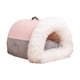 thumbnail image 3 of Nido Para Gatos Semicerrado, Suministros Suaves Para Mascotas, Cama Para Gatos Durmiendo Para Gatitos, Perros, Color Rosa, Grande, 3 of 4