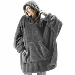 Citohome - Polerones Felpa Con Capucha Manta Polar Bata Frazada Invierno