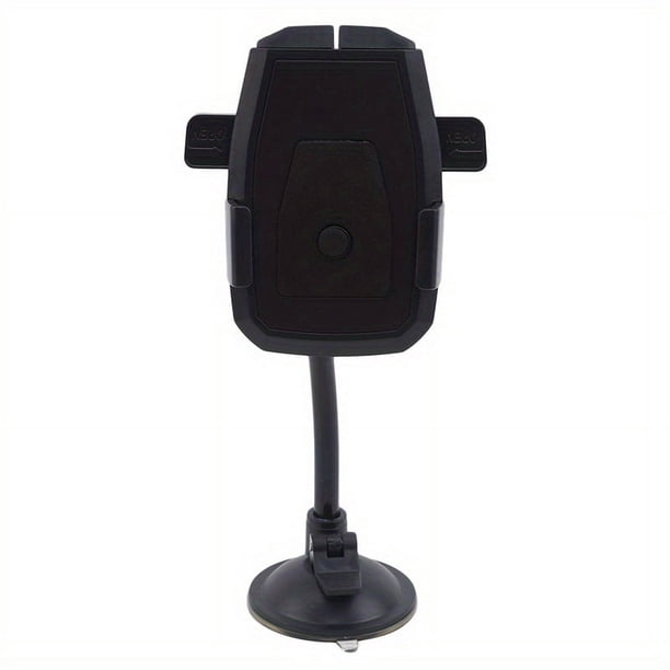 1pc Car CD Port Mobile Phone Navigation Bracket, Car Dashboard Suction Cup Type Long Rod Hose Automatic Lock Mobile Phone Bracket, Car Mobile Phone Bracket