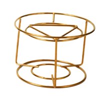 Ioensy - Estante Para Ollas Con Alcohol, Mini Soporte Portátil Para Ollas Al Aire Libre Para Mochileros, Camping, Barbacoa, Dorado