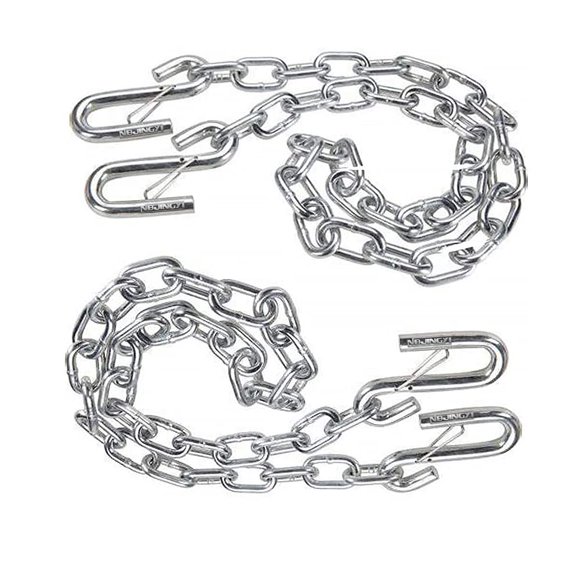 Cadena de Seguridad NBJINGYI 122 cm 3/16" 2 Ganchos 2 piezas