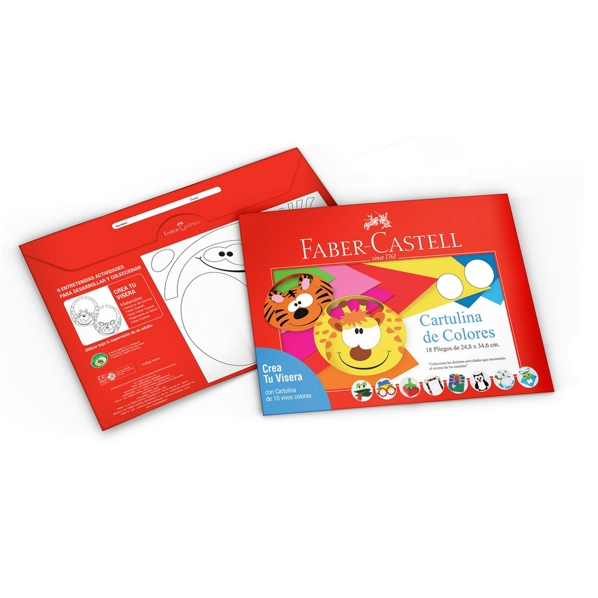 Faber Castell - Cartulina Faber-castell X18 Pliegos