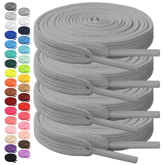 Cordones Planos de Poliéster Calafu 60-200 cm Duraderos que No Se Desatan