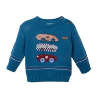 Pillin - Chaleco Bebé Niño Cerrado Diseño Autitos Azul