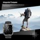 thumbnail image 4 of Reloj Inteligente De Grado Militar Para Hombre Con Linterna Con Batería De 100 Días, 4 of 7