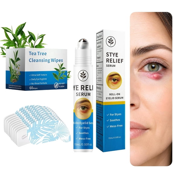 Kit Orzuelo YIYANGYUAN Eye Set Serum 30 ml 60 Toallitas