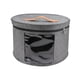 thumbnail image 2 of Caja Para Sombreros Portátil, Plegable, Redonda, Para Guardar Sombreros, Armario, Sala De Estar, Color Gris, 2 of 5