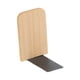 thumbnail image 5 of Sujetalibros Decorativo Divisor Organizador de Madera Sostenedor para Libros Función Versátil Diseño Simple Adecuado para Escritorio Oficina Bibliote 11x8x13cm, 5 of 5
