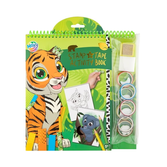 Libro de Actividades con Cinta Adhesiva Tigre Moxy