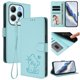 thumbnail image 2 of Infinix HOT 40 4G Funda Billetera con Ranuras para Tarjetas, Verde Claro, 2 of 6