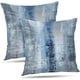 thumbnail image 1 of Funda de almohada con diseño de arte abstracto, diseño moderno de galería, para dormitorio, sofá, sala de estar, 45,7 x 45,7 cm, juego de 2, 1 of 5
