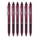 thumbnail image 1 of Bolígrafo de gel PILOT FriXion Ball Clicker, 0,7 mm, tinta fina 6 burdeos, 1 of 5