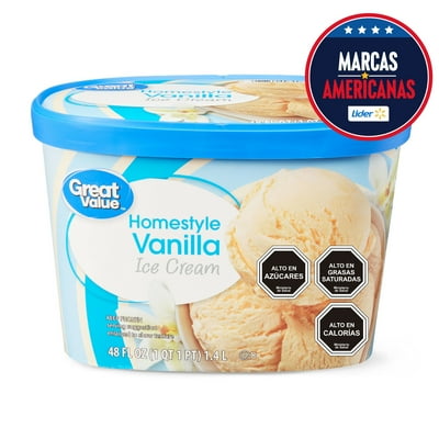 Helado Vainilla Pote 1,4 L Great Value