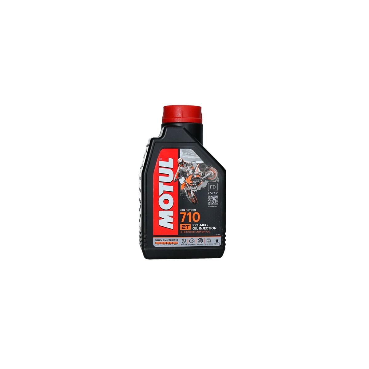 Motul - Aceite Para Moto 2 Tiempo Full Sintetico 710 1 L