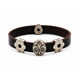 thumbnail image 1 of Pulsera Boho Vintage de Cuero Genuino Hecha a Mano, 1 of 2