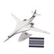 thumbnail image 2 of Modelo De Avión Bombardero Estratégico Tupolev TU-160 A Escala 1/200, Modelo De Avión Realista Soviético, 2 of 5