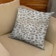 thumbnail image 5 of Cojín decorativo Plutus Brands Savannah Cat de piel sintética marrón topo, 5 of 7