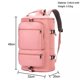 thumbnail image 3 of Mochila Deportiva Impermeable Bolso de Viaje Gran Capacidad 35lt Rosa, 3 of 3