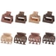 thumbnail image 1 of Pinzas para el pelo de garra medianas para mujeres y niñas, mate, doble fila, 1 of 5