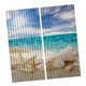thumbnail image 2 of Juego de 2 paneles impresión digital 3d cortinas 140x100cm estrellas de mar, 2 of 5