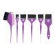 thumbnail image 4 of 6 Piezas Cepillo Para Teñir El Cabello Peine Herramientas Para Teñir El Cabello Peine Para Aplicar El Color Del Cabello Violeta, 4 of 5