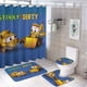 thumbnail image 1 of Juego de Cortina de Ducha de 4 Piezas Desmarcar Temática Stinky y Dirty, 1 of 6