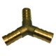 thumbnail image 1 of Adaptadores De Conectores En T Iguales En Forma De Y De Rosca Macho De Latón De 12 Mm, 1 of 5