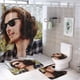 thumbnail image 1 of Hozier-theme 4-Piece Shower Curtain Set with Rugs, Waterproof Bathroom Decor Set Includes Bath Mat, U-Shaped Rug, Toilet Lid Cover and Curtain with Hooks, 1 of 6