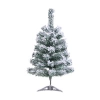Magideal - De Navidad Artificial Con Base Estable Y Ramas Nevadas Hecho De Pvc Realista Para Decoración Navideña Y Ornamento Adecuado Para Hogar Oficina Fi 45 Centímetros