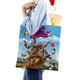 thumbnail image 4 of Madagascar Bolso de tela con estampado de lienzo para mujer, bolsa de compras reutilizable y estética, con cremallera interior, regalo para mujer,40*45cm., 4 of 6