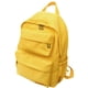thumbnail image 1 of Mochila de lona para mujer, con doble bolsillo, de gran capacidad, para estudiantes, estilo universitario, informal y moderna., 1 of 5