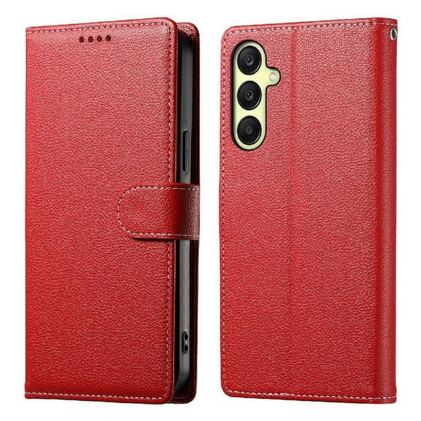 Funda para FOXDOCK Samsung Galaxy A26– Cuero Premium, 3 ranuras para tarjetas, Protección contra impactos