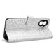 thumbnail image 2 of Funda Cartera Lunares TCL K70 SE con Tarjetero, Correa y Soporte Plata, 2 of 6